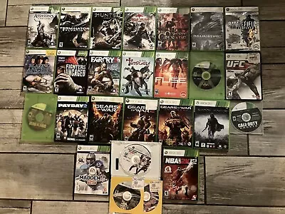 Bundle Of 26 Xbox 360 Games. Includes Gears Of War Far Cry 3 Borderlands +More • $67.25