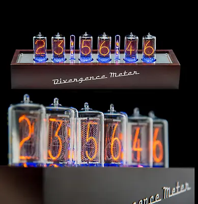 £608.36 • Buy Z5660 NIXIE Tubes Clock Musical RGB Divergence Meter (as IN-18) FREE Delivery 3D