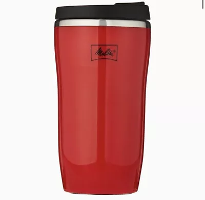 Thermal Travel Mug Melitta Double Walled Stainless Steel Plastic 250ml Capacity • $46.73