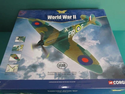 £139 • Buy Corgi Aviation 1/32 Supermarine Spitfire MkIA X4590/PRF 609 Sqn RAF- AA33901