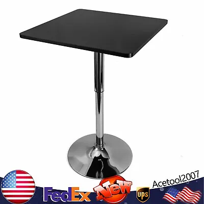 Bar Stool Pub Table Adjustable 360° Swivel High Top Table Stainless Steel Leg  • $64