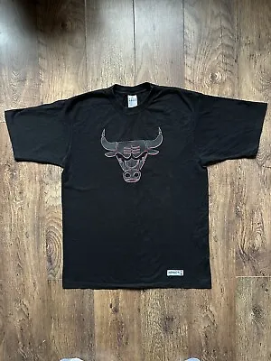 £19.90 • Buy Chicago Bulls Adidas NBA Series Vintage Basketball Tshirt Black Mens Size L