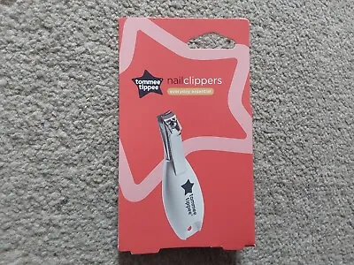 Tommee Tippee Essentials Baby Nail Clippers Rounded Edges And Moulded Handle 0m • £2.99