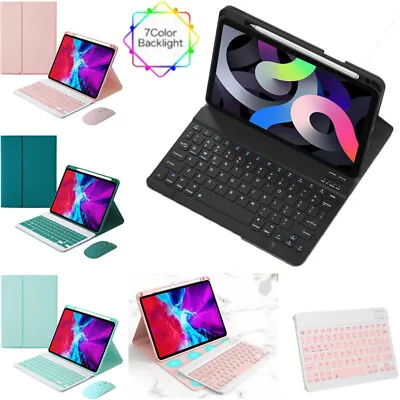 $15.55 • Buy Bluetooth Keyboard Leather Stand Case Cover For IPad 7 8 9 10th Air 3 4 5 Pro 11