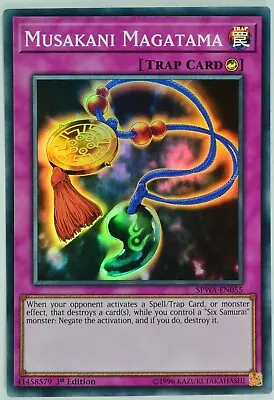 YuGiOh Musakani Magatama SPWA-EN055 Super Rare 1st Edition • $1.22