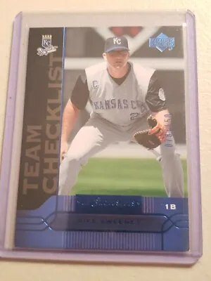 2005 Upper Deck Team Checklist Blue UD Exclusives 078/150 Mike Sweeney #484 • $0.50