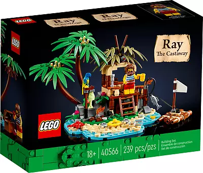 LEGO 40566 Ray The Castaway Pirate Island Beach Ocean Cast Away GWP New & Sealed • $49.99