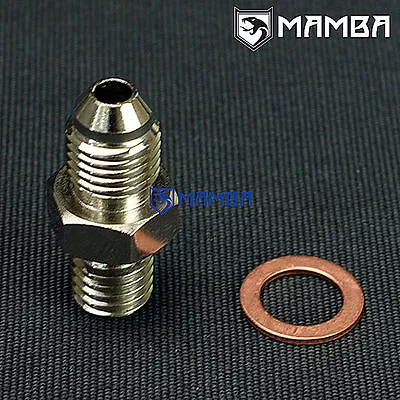 Turbo Oil Engine Supply Adapter Fitting Kit Fit TOYOTA Land Cruiser 4.5L 1VD-FTV • $13.35