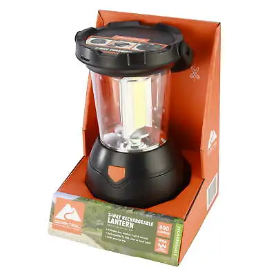 LED Survival Lantern 800 Lumens Rechargeable Solar Crank • $33.52
