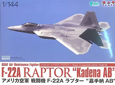 1/144 Fighter : Boeing F-22A Raptor  Kadena AB  [USAF] #PF-41 : PLATZ • $16.95