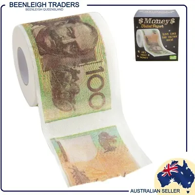$7.99 • Buy Australian $100 NOTE TOILET PAPER - Throw Some Cash Down The Dunny - BRAND NEW