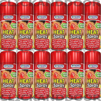 DEEP HEAT SPRAY GYM SPORTS SPRAINS INJURY DEEP MUSCULAR Fast Pains Relief  • £5.99