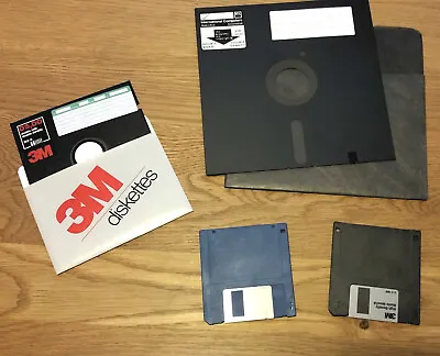 Floppy Disks - History Of The Floppy Disk - 8inch. 5 1/4 Inch And 3 1/2 Inch • £13