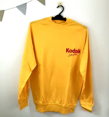 Vintage Kodak Japan Men's Long Sleeve T-Shirt Yellow  Cotton • $22.50