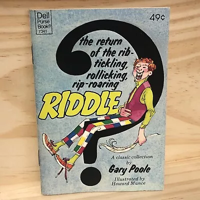 Vintage 1980 Dell Purse Book Return Of The Rib-Tickling Rip Roaring Riddle Poole • $7.50