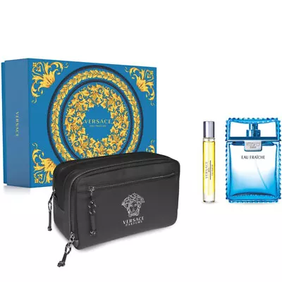 Versace Men's Eau Fraiche Gift Set Fragrances 8011003876822 • $58.87