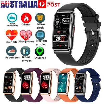 Smart Watch Bluetooth Bracelet Heart Rate Monitor Blood Pressure Fitness Tracker • $41.79