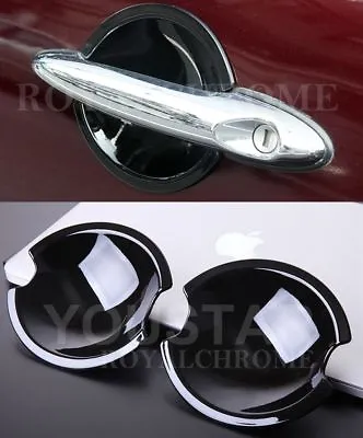 DELUXE Door Handle Cups X2 For MINI Cooper R50 R52 R53 R55 R56 R57 GLOSS BLACK  • $28.94