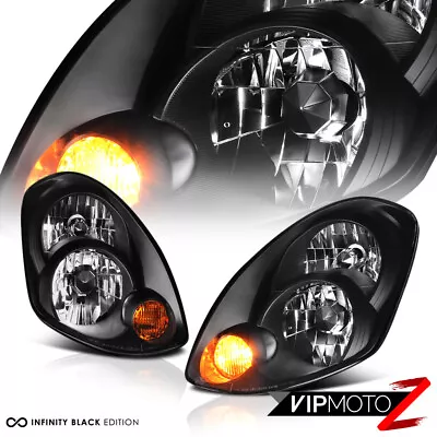 For 2005-2006 Infiniti G35 Sedan [Factory D2S HID] Black Headlight Assembly L+R • $211.95