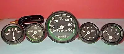 Jeep Willys Speedometer 12 V Fits 1946-66 CJ-2A 3A 3BM38 M38A1 + Gauges Kit • $44.49