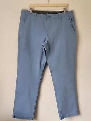 Levis Dockers Chino Trousers Slim Fit Coupe Etroite Blue 38x30 • £34.99