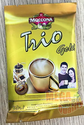 MOCCONA Trio Gold Instant Coffee Mixed Gold Arabica Coffee 5 Sticks Thailand • $13.88