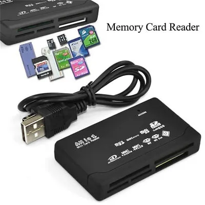 All-in-1 USB Memory Card Reader SD SDHC Mini Micro M2 MMC XD CF MS TF Adapter • £3.98