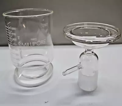 Millipore 1000mL Glass Funnel And 90mm For Filtration Extraction  • $350