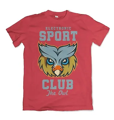 Owl Head Mens T Shirt Printed Animal Sport Club S-3XL  • £14.99