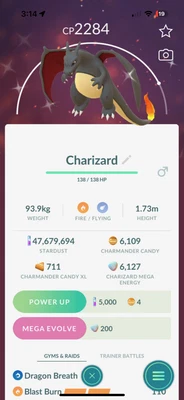 $25 • Buy ✨Pokemon Go ✨ Shiny Charizard ✨ Trading ✨ Registered Or 30 Day Friendship