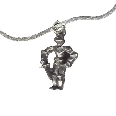 Fairytale KNIGHT ARMOUR PENDANT NECKLACE Prince Charming Princess Charm Jewelry • $6.97