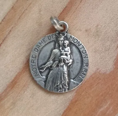 Rare Ancient Virgin De Monton Religious Medal  • $10.53