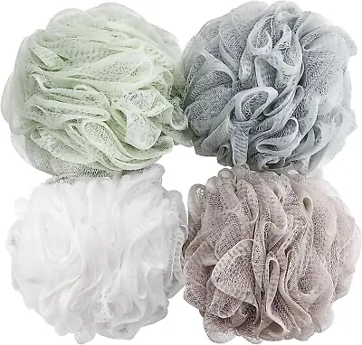 Bath Sponge Shower Loofahs 60g Mesh Pouf Scrunchies Body As Pictured  • $10.52