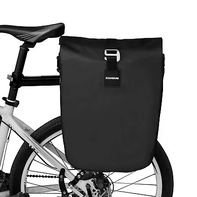 Waterproof Bike Rear Rack Bag 20L Bike Side Storage Bag Laptop Pannier Bag • $41.47