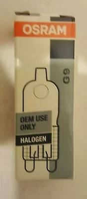 £1.50 • Buy OSRAM 40W G9 CLEAR HALOGEN HALOPIN BULB 65940 420lm OVEN COOKER  MICROWAVE LAMPS