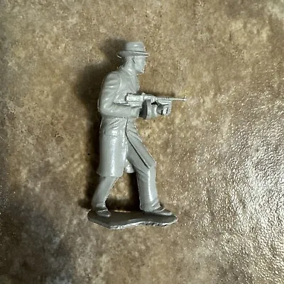 Marx Untouchables Playset Figure - Gray - Gangster Hi Jacker Tommy Gun • $19.99
