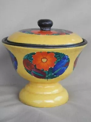 Peasant Art Industry Josef Mrazek Czechoslovakia Lidded Candy Dish Excellent Bin • $99.95