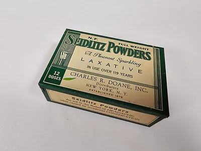 Rare Antique Vintage Graham Seidlitz Powders Medicine Laxative Old Tin Box • $36