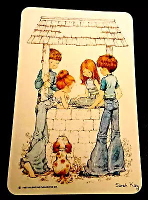 Genuine Vintage 1970s Sarah Kay Children's Blank Back Swap Card • $9.65