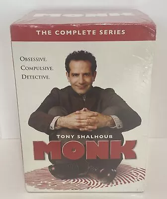 *Monk The Complete Series Seasons 1-8 (DVD 32-Disc Box Set Collection)* NEW! • $50