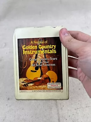 Vintage Golden Country Instrumentals Tape 3 Album 8-Track Cartridge Untested • $4.95