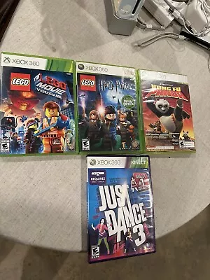$12.99 • Buy Xbox 360 Games Lot Bundle Lego Star Wars Just Dance