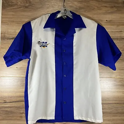 Vintage Bowling Shirt Tutti Men’s Size Large Button Two-Tone Tony Soprano Style • $39.99