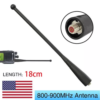 800-900MHz UHF Antenna 18cm For Motorola MT1500 MT2000 HT1000 HT2000 Radios NEW • $6.99