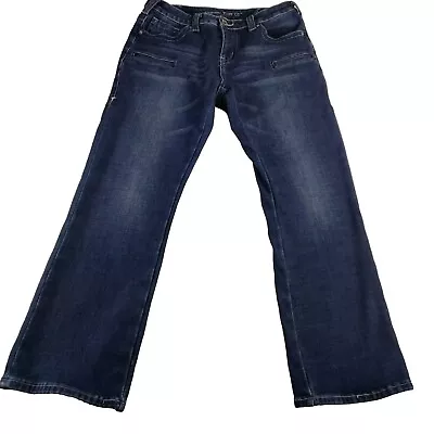 Cowgirl Tuff Western Jeans Womens DFMI Flannel Natural Waist W32 L31 (32x29.75) • $15