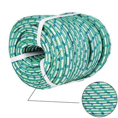 Arborist Rappelling Rock Rope 16 Strand Braided Nylon Core Polyester 1/2  X 150' • $44.59