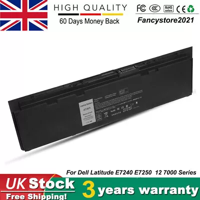 Laptop Battery For DELL LATITUDE E7240 E7250 VFV59 W57CV KWFFN WD52H 45Wh • £26.99