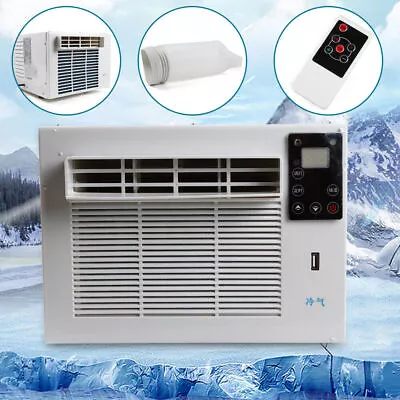 Portable 750W Air Conditioner Window Refrigerated Cooler Dehumidification White • $285