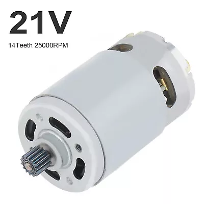 RS550 28000RPM 21V 8.2MM 14 Teeth Gear DC Electric Motor For Mini Saw Hand Saw • $12.35