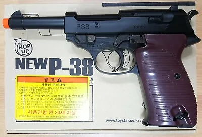 P-38 By Walther WWII German Army Airsoft Spring Powered 6mm BB Toy By Toystar • $35.99